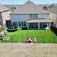 Complete-Kid-Pet-Friendly-Backyard-Artificial-Turf-Installation-in-Celina-TX 12